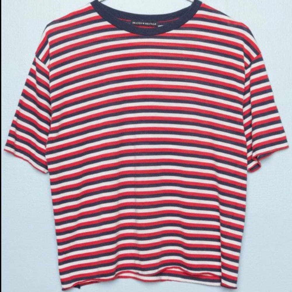 Brandy Melville Aleena Striped Top